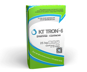 КТтрон-6 (тиксотропный состав для неконструкционного ремонта толщиной 5-20мм)