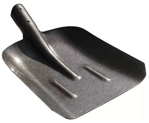 Лопата совковая из обычной и рельсовой стали