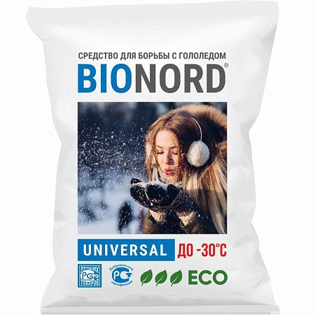 Реагент антигололедный Bionord Universal 23 кг
